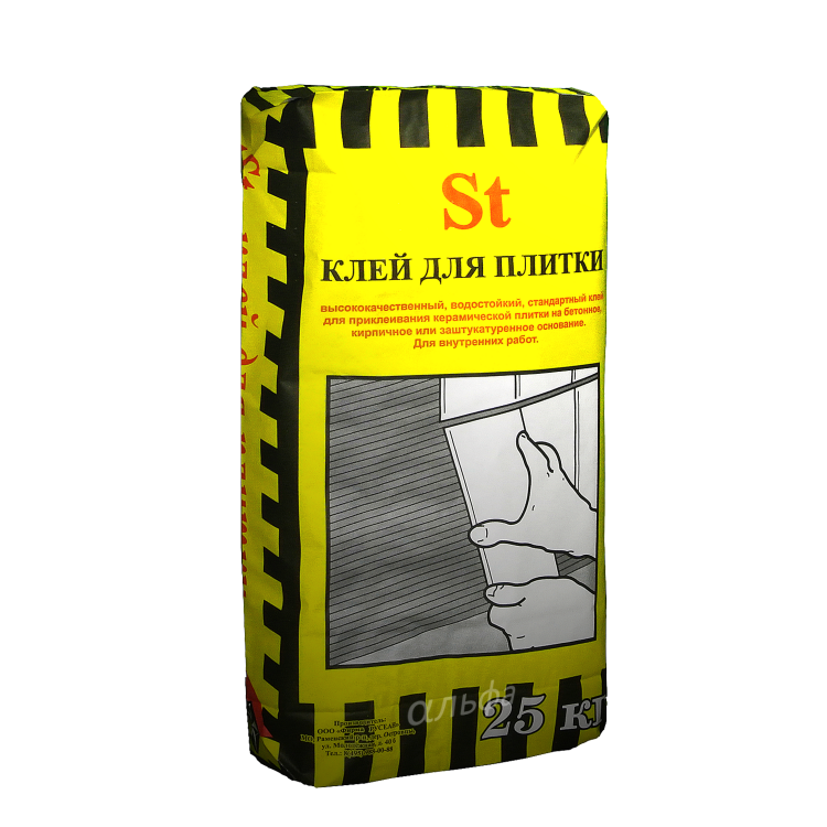 Клей для плитки St, 25 кг